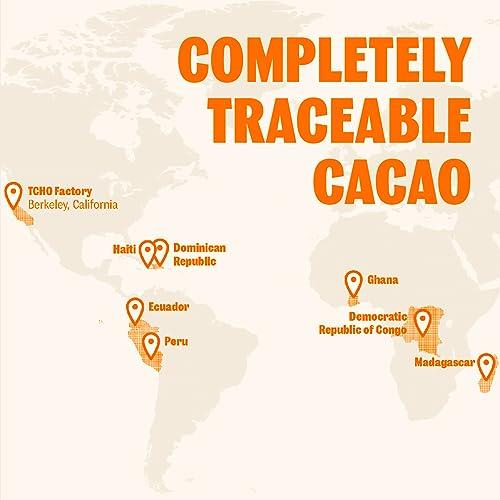 TCHO TCHO 3-Bar Dark Chocolate Variety Pack | Toffee Time, Choco Latte & Aww Nuts | Single Origin, Plant Based, Organic & Fair Trade, | Non GMO, Non-Dairy, Vegan, Soy Free (2.5oz each)