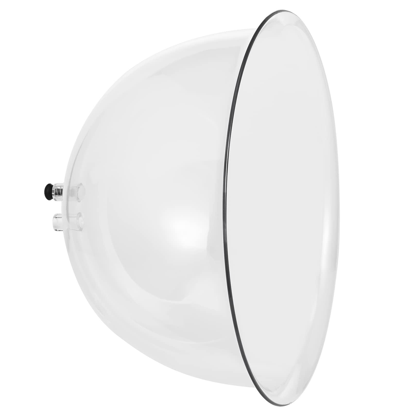 Meifuly Vacuum Cupping Machine Accessories, Meifuly Upgraded Premium 7.28inch Diameter Extra-Large Vacuum Therapy Machine Cups with Y Type Hose (1 Pair)