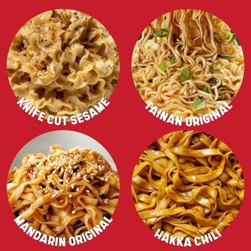 A-SHA A-Sha Healthy Asian Instant Noodles with Sauce Pack | Best Sellers Variety Bundle | Vegan, Air Dried, High Protein | Great For Ramen, Stir Fry, Wok | 4 Flavors, 19 Packs