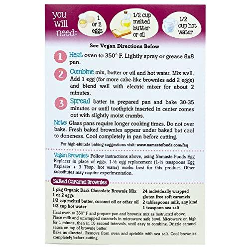 Namaste Foods Namaste Foods Gluten Free Organic Dark Chocolate Brownie Mix, 16 oz