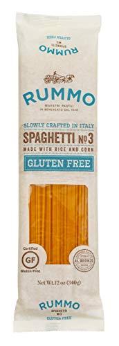 Rummo Rummo Gluten Free Spaghetti Pasta N.3 - Corn & Rice Pasta Noodles, GF Spaghetti, Thin Pasta Noodles, Italian Pasta - 12 Ounce (Pack of 1)