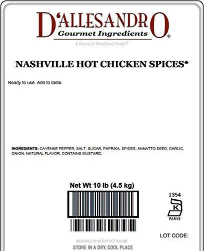 Angelina's Gourmet Nashville Hot Chicken Spices, 10 Lb Bag