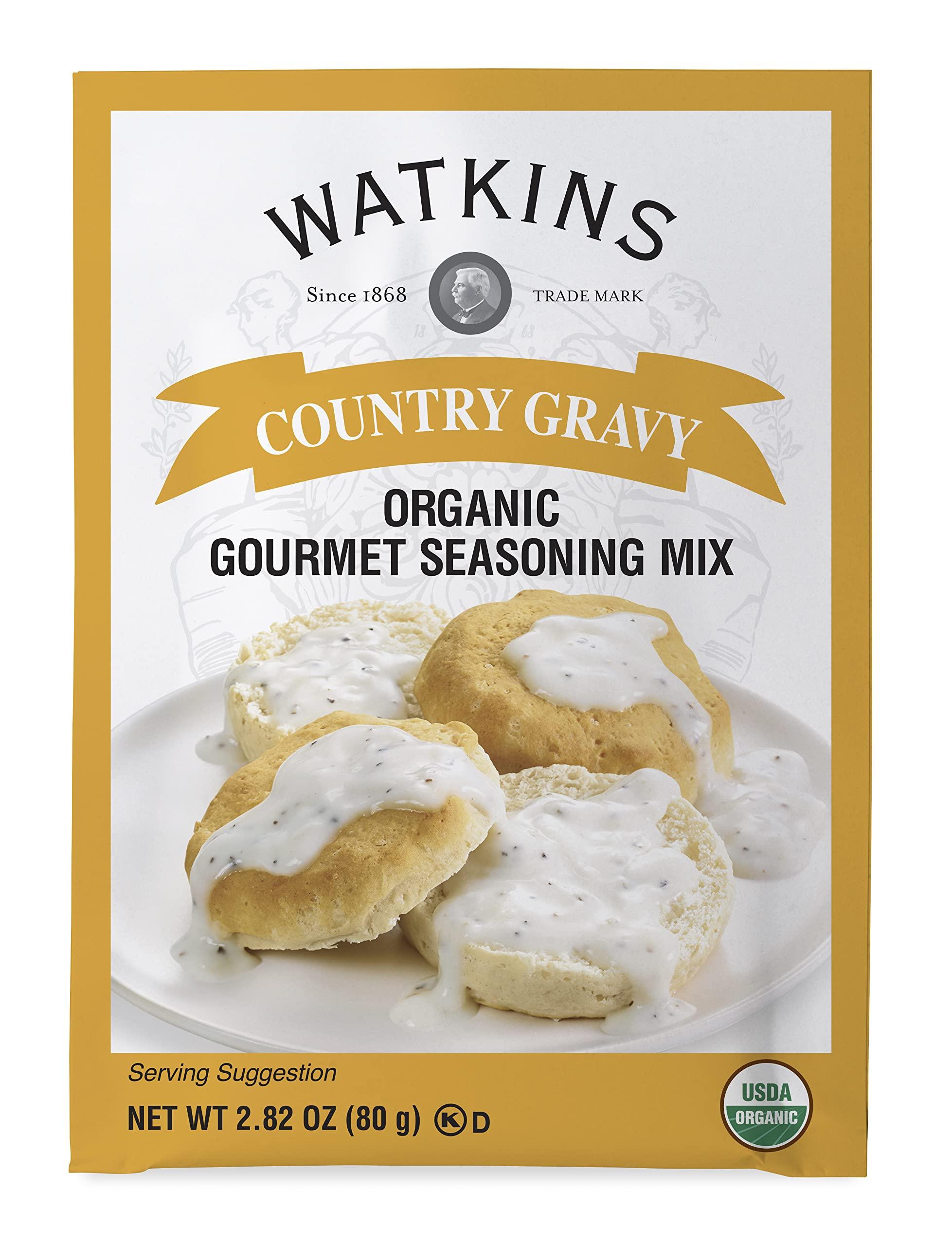 Watkins Watkins Organic Gourmet Seasoning Mix, Country Gravy, 2.82 Oz (Pack of 12)