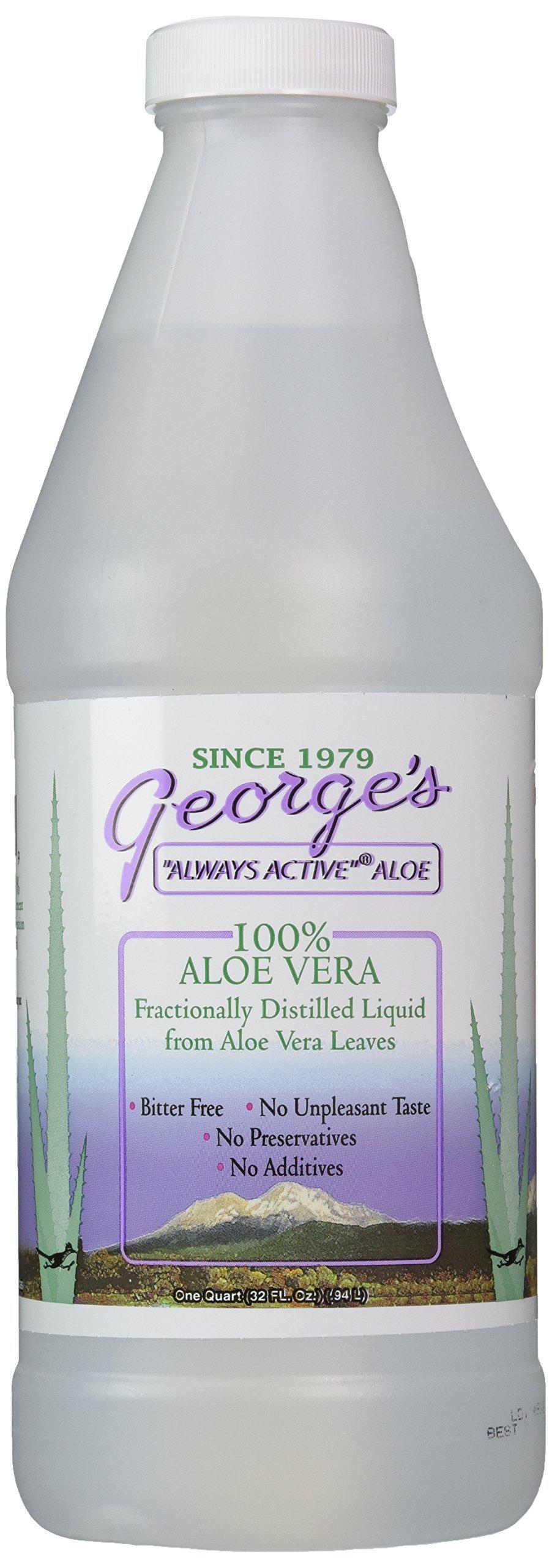 Georges Aloe Georges Aloe Vera Drink, 32 Fl Oz (Pack of 1)