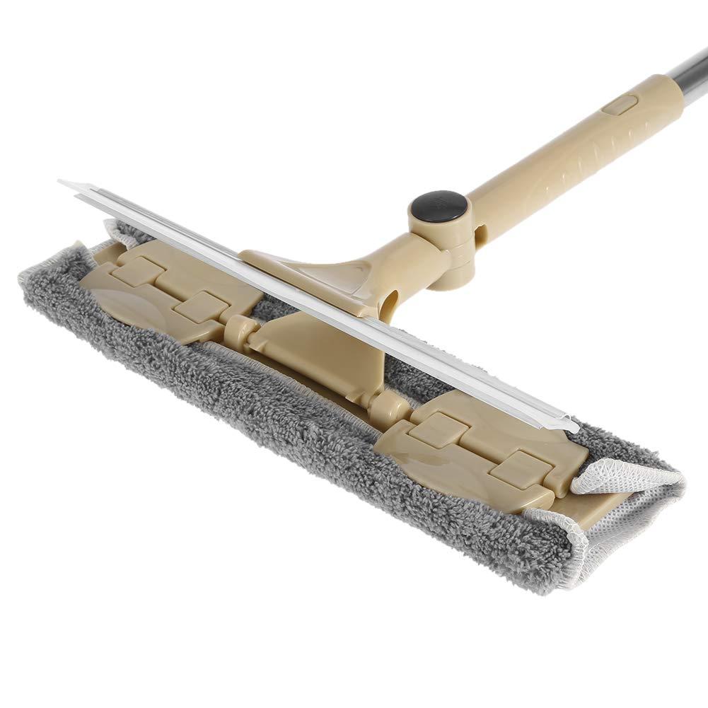 WOHPNLE Squeegee for Window Cleaning, Double Sided Long Handle Window Cleaner Tool Window Cleaner Wiper Window Washing Kit for Window