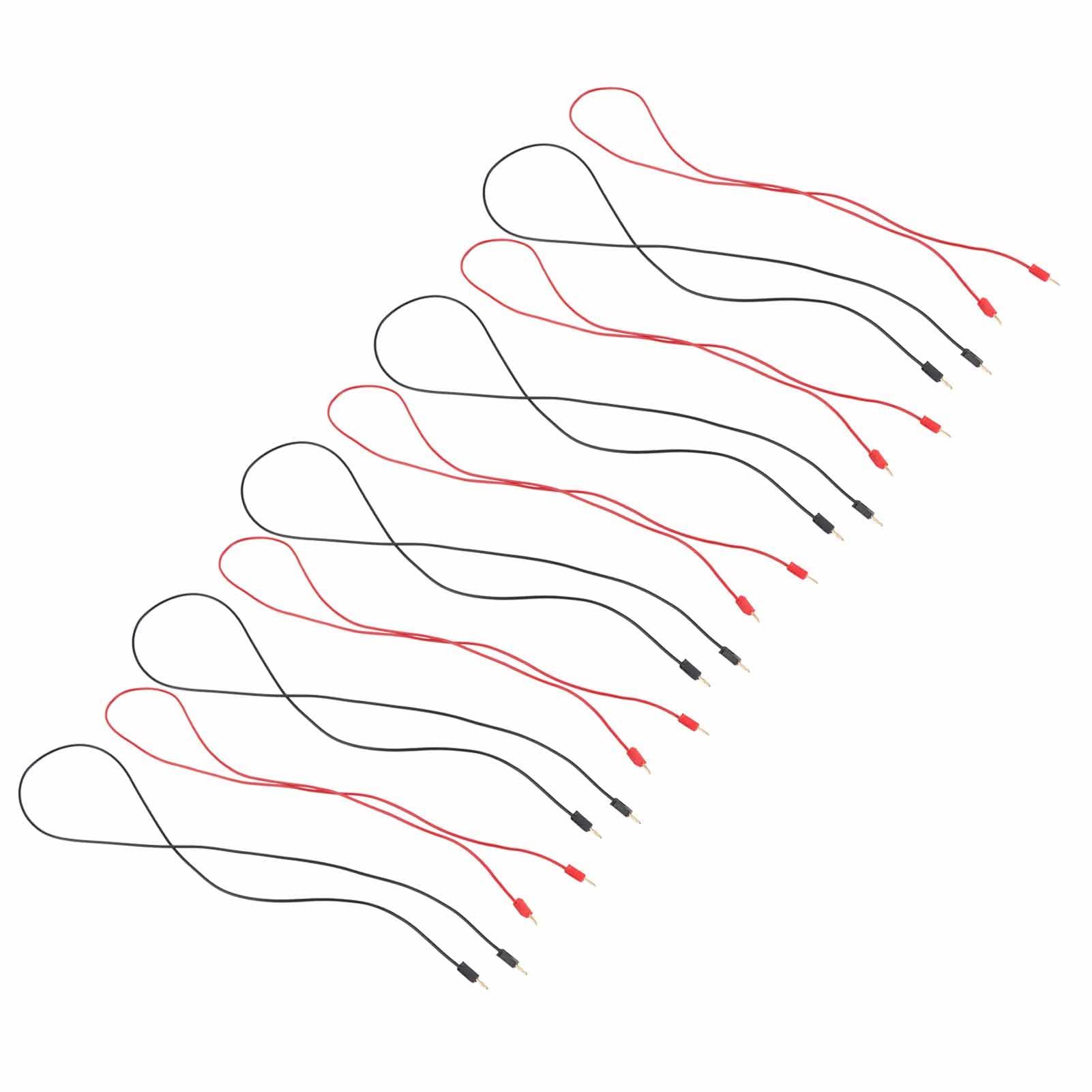 BROLEO Banana Plug Test Line 10A for PVC for Test Cable 2Mm 0.44Mm Plating Plated Experiment Line Trial Line Outlet Plug Testing Cable Test Leads
