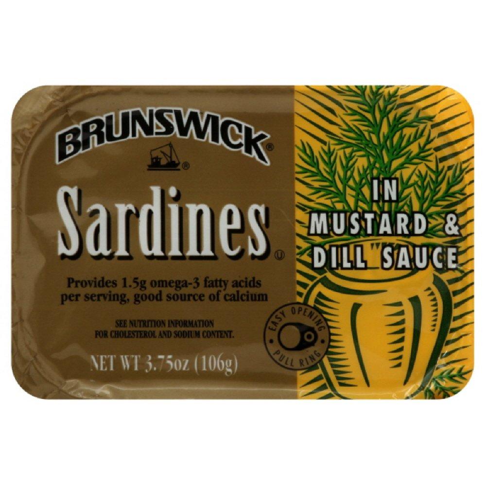 Brunswick Brunswick Sardines in Mustard & Dill Sauce 3.75 oz (Pack of 25)