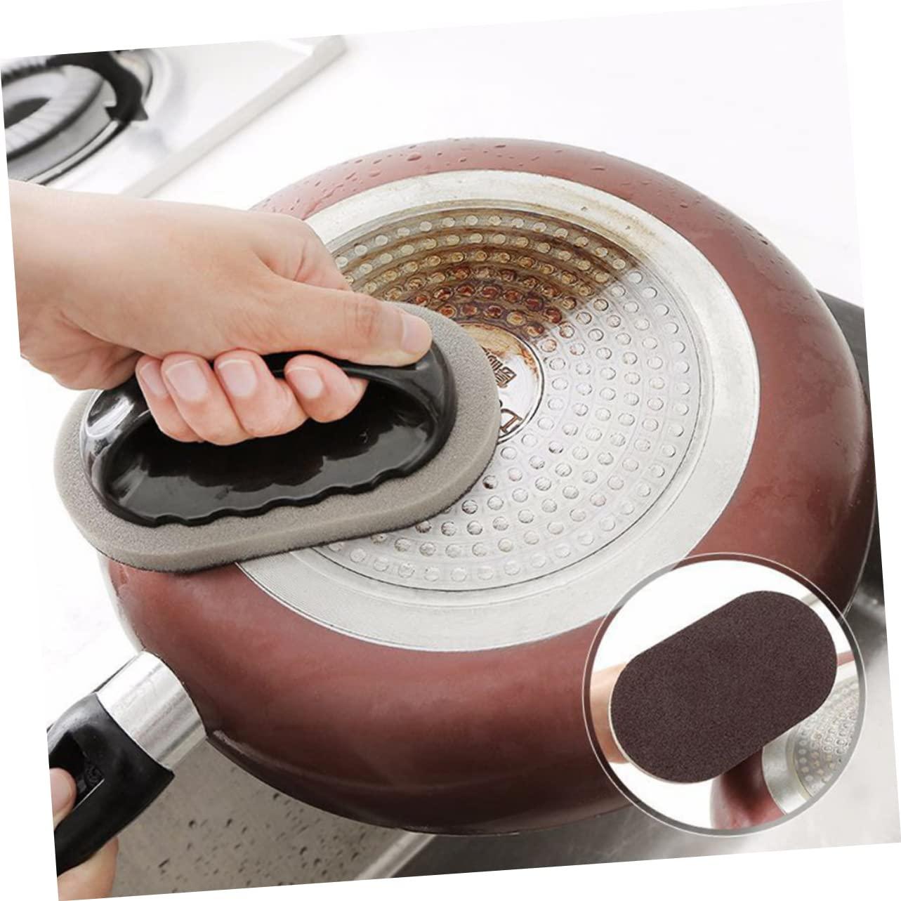 PartyKindom PartyKindom 4 Pcs Emery Rub Scourers Dust Dishwasher Rinse Aid Sponge Holder Washing up Sponge Sponges for Cleaning Bristle Cleaning Sponge Sponges Scrubbing Scouring Pad Dish Washing Sponge