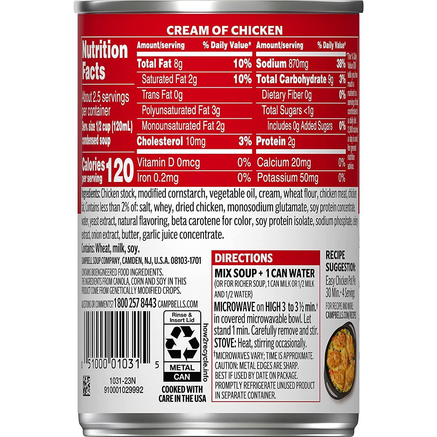 Campbell's Soup,Cream Of Chicken