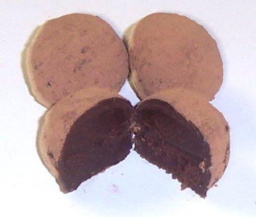 Scott's Cakes Scott's Cakes Arctic Snow Covered Dark and Cocoa Covered Dark Chocolate Truffles in a 1 Pound Heart Box