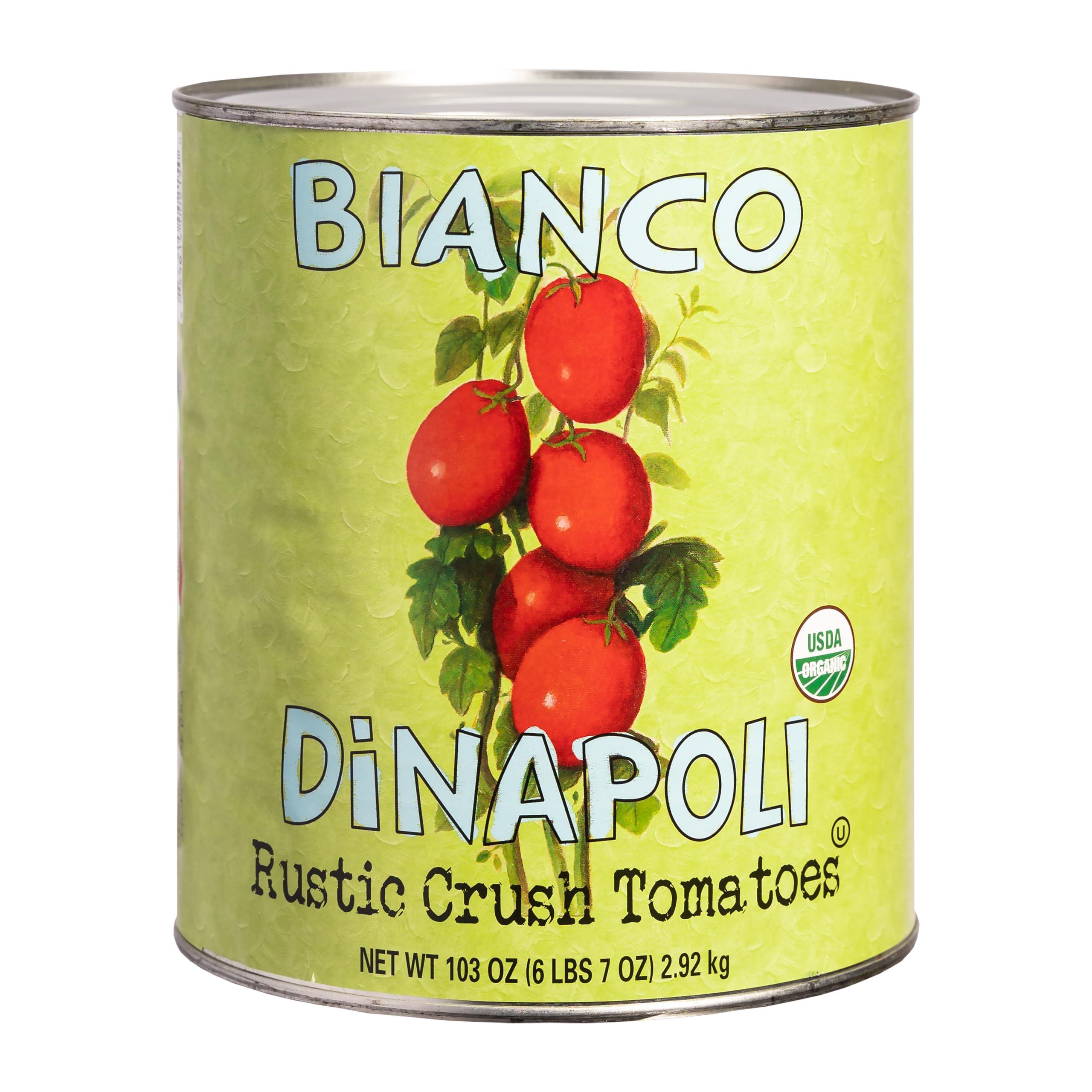 Di Napoli Bianco DiNapoli Rustic Crush Organic Crushed Tomatoes with Basil. 103 oz can