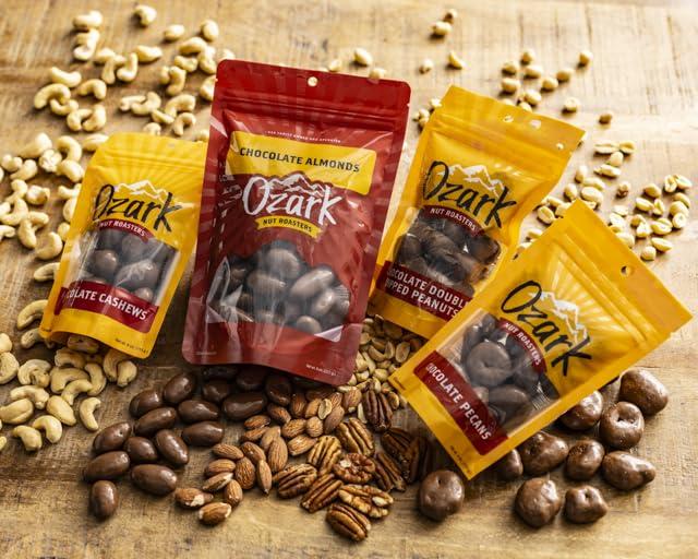 Ozark Nut Roasters OZARK NUT ROASTERS, Chocolate Rocks, Flavored Snack Nuts, World-Class Gourmet Candied Peanuts, Candy-Coated Chocolate Rocks Pack of 1, 0.5lb (8oz)
