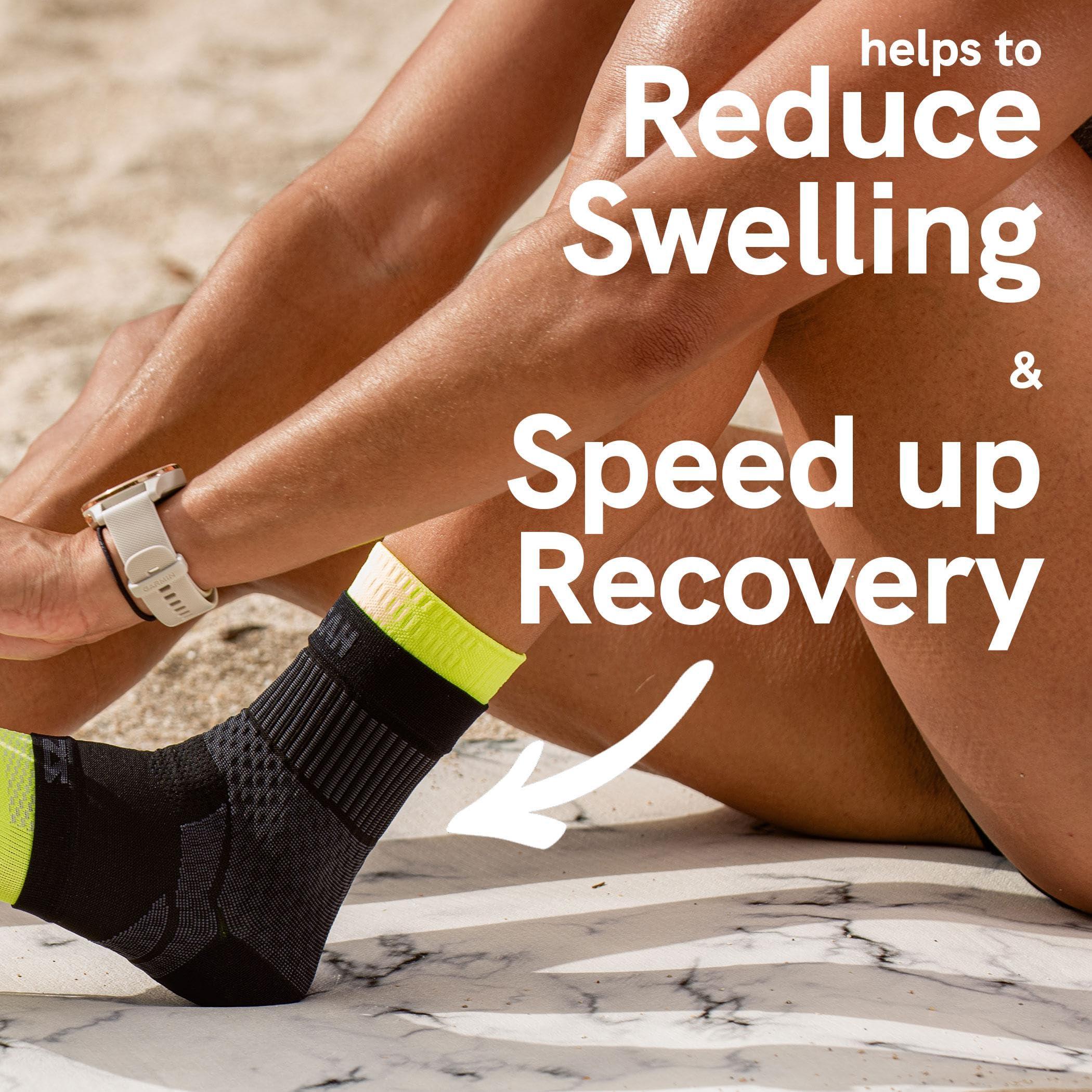 Zensah Zensah Ankle Support - Compression Ankle Brace - Great for Running, Soccer, Volleyball, Sports - Ankle Sleeve Helps Sprains, Tendonitis, Pain (X-Large, Heather Grey)