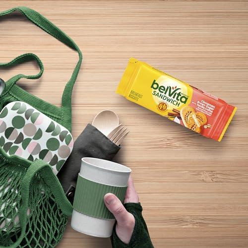 Belvita belVita Breakfast Sandwich Cinnamon Brown Sugar with Vanilla Creme Breakfast Biscuits, 5 Packs (2 Sandwiches Per Pack)