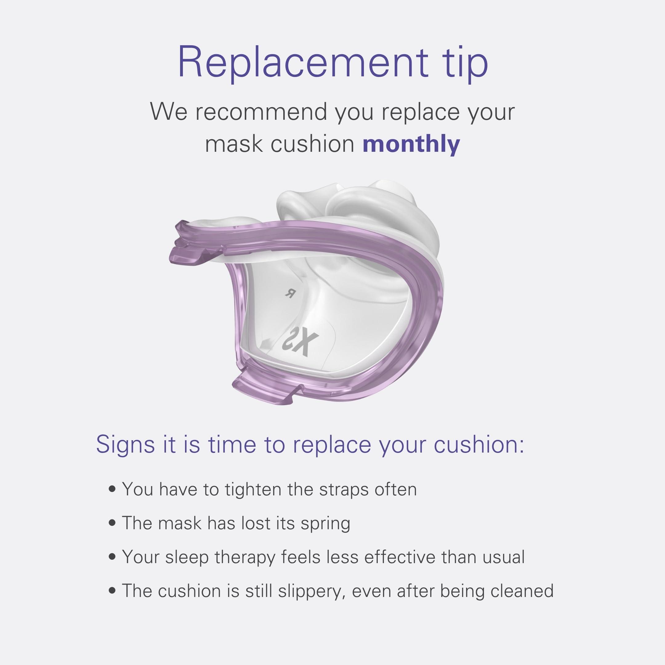 ResMed ResMed P10 Nasal Pillow Cushion - Replacement Silicone CPAP Mask Cushion - Frame System & Headgear Not Included - Premium CPAP Accessory - X-Small