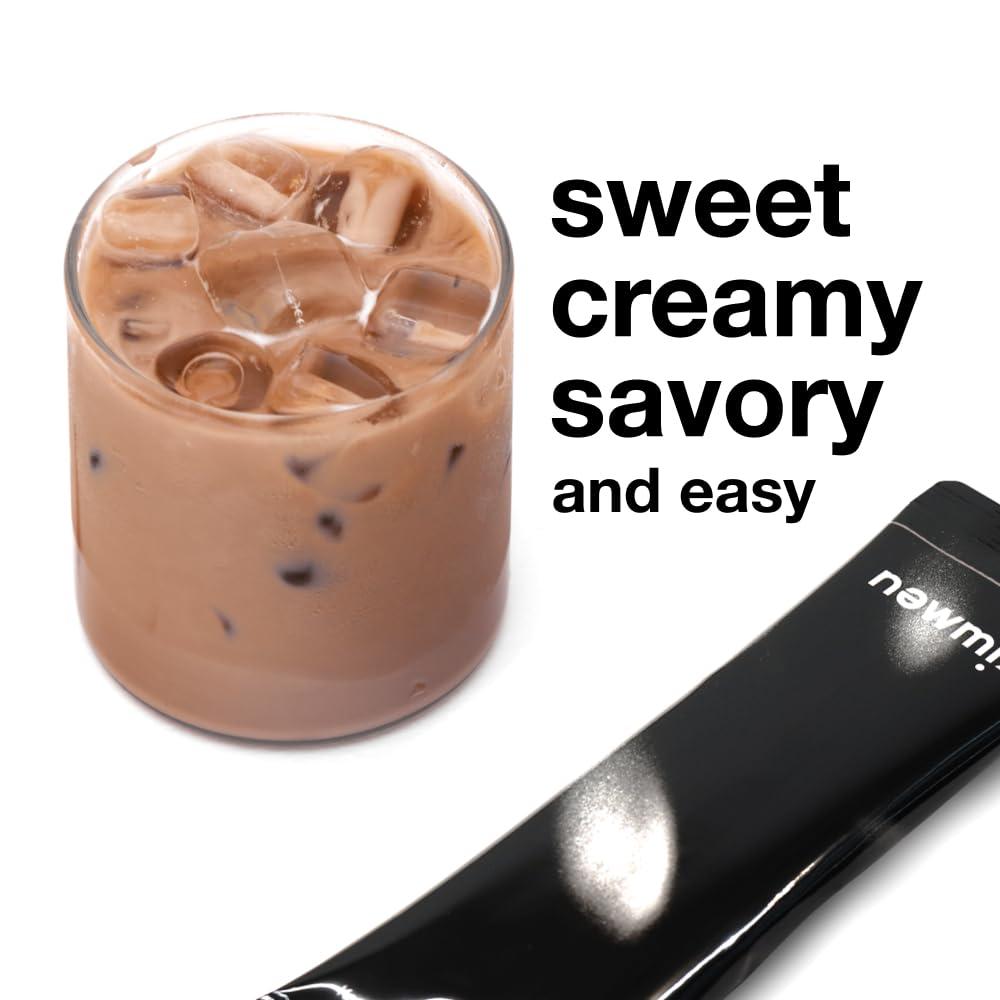 newmix newmix Korean Instant Coffee Premium 7.05 OZ 10 Sticks Korean Mix Coffee Roasted rice Nutty flavor 3 in 1 Sweet Flavor with Creamer (10 Single Serve Packets)