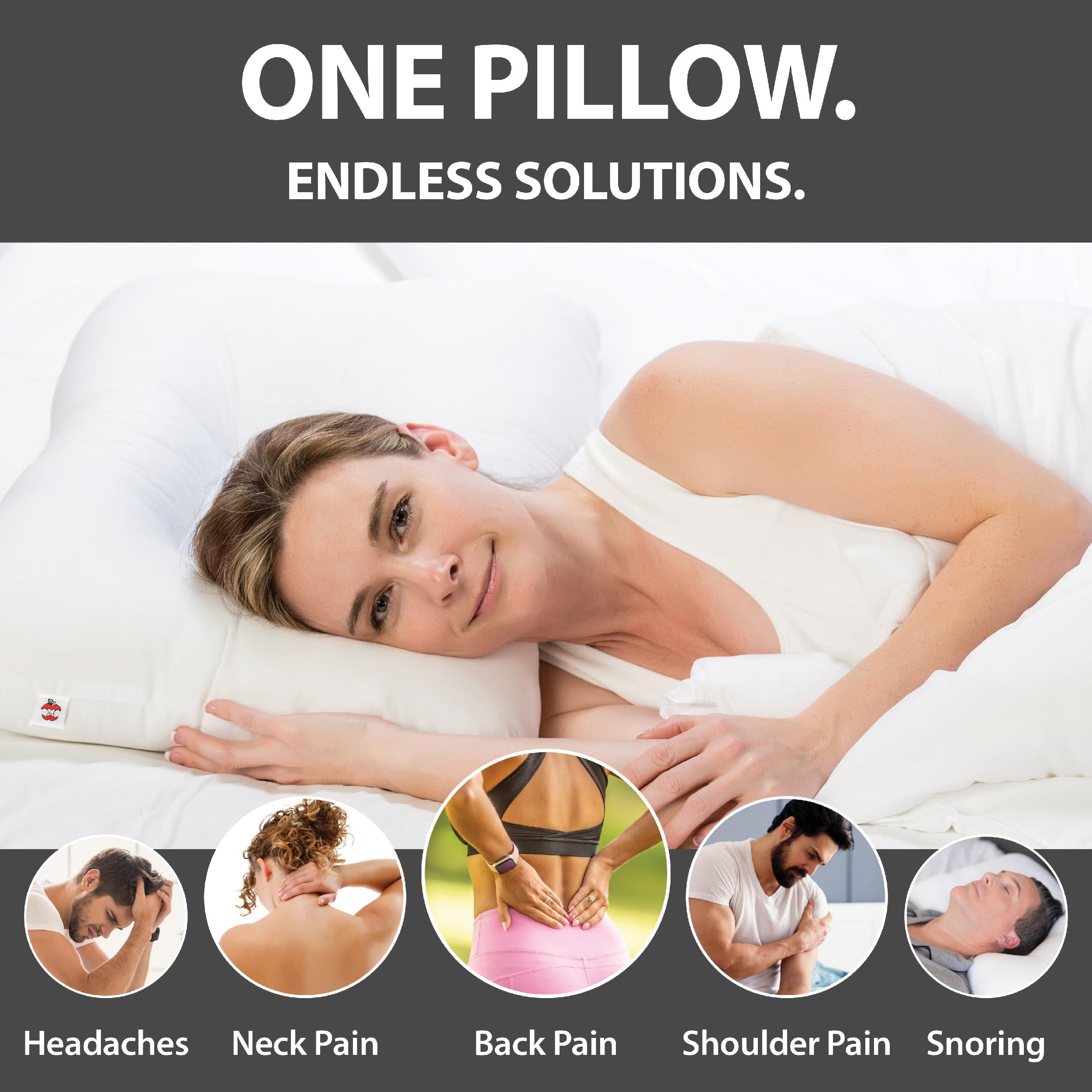 Core Products Core Products D-Core Cervical Support Pillow, Standard Firm, Midsize