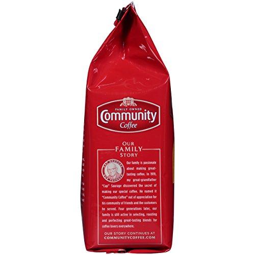 Community Coffee Community Coffee Coffee & Chicory Blend Coffee 72 Ounces, Medium Dark Roast Ground Coffee, 12 Ounce Bag (Pack of 6)