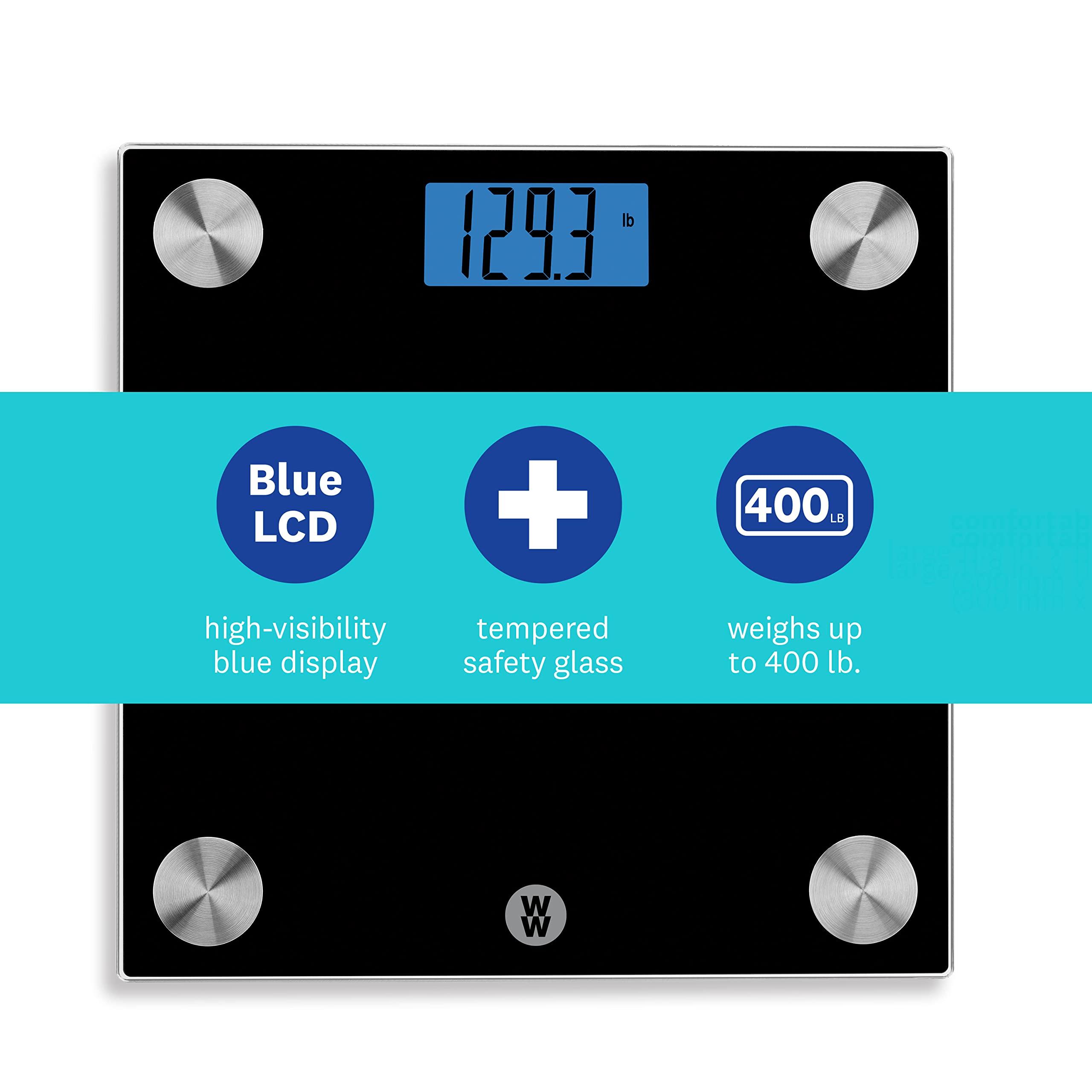 Conair Weight Watchers Scales by Conair Scale for Body Weight, Digital Bathroom Scale in Black