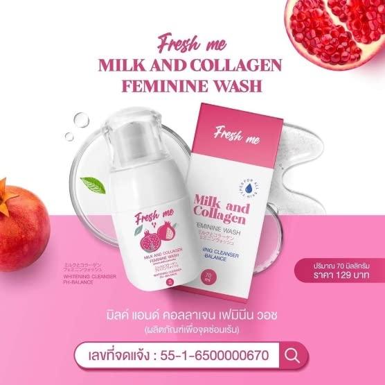 Generic FRESH ME MILK AND COLLAGEN FEMININE WASH 2.37 fl oz by Teelek