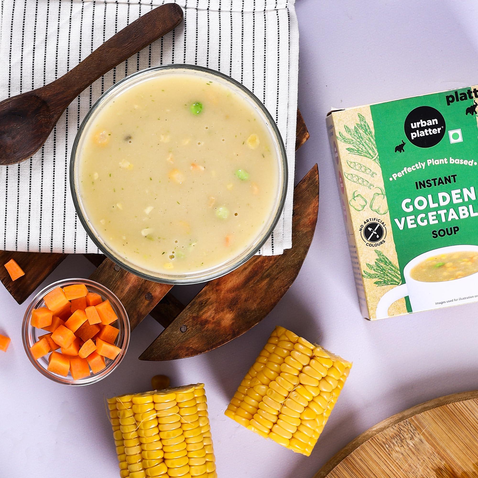 Urban Platter Urban Platter Vegan Instant Golden Vegetable Cup Soup 112g (7 Sachets)