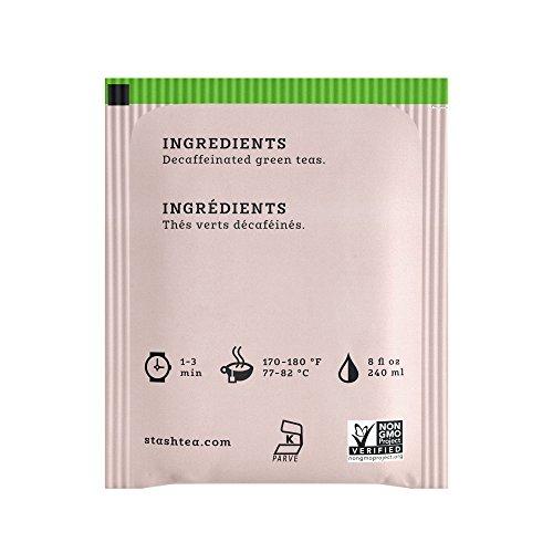 Stash Stash Tea Decaf Premium Green Tea, Box of 100 Tea Bags (Packaging May Vary)
