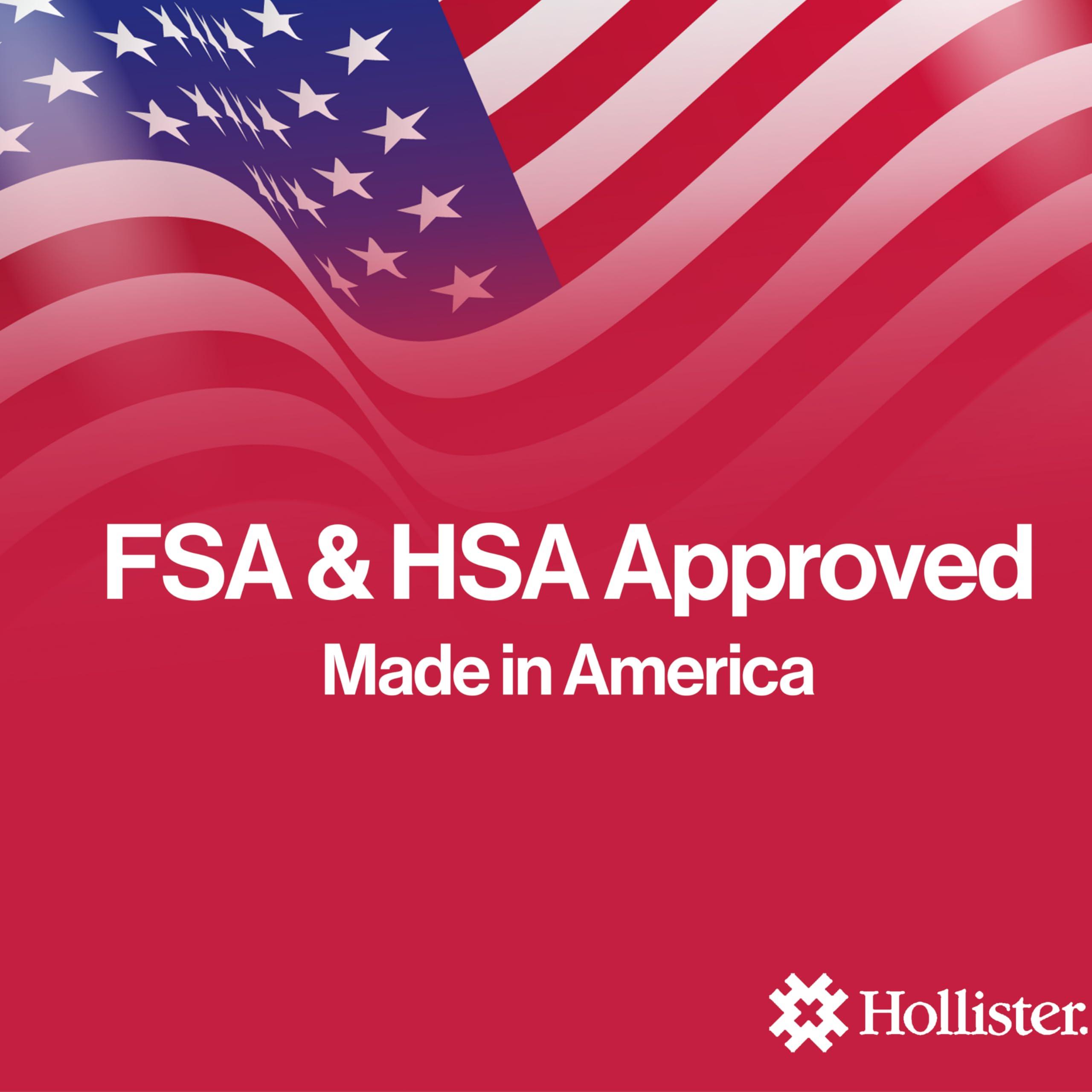 Hollister 5018194BX - New Image 2-Piece Drainable Pouch 2-3/4 with Filter, Lock N Roll, Transparent