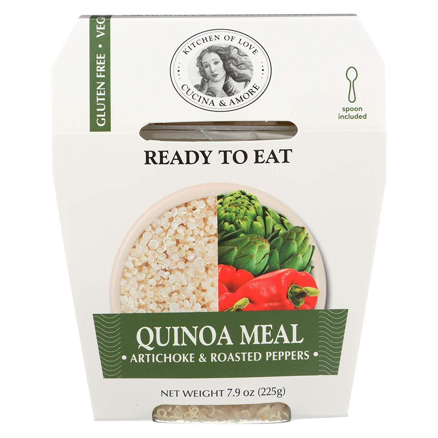Cucina & Amore Cucina and Amore Quinoa Meals - Artichoke and Roasted Pepper - Case of 6-7.9 Oz.
