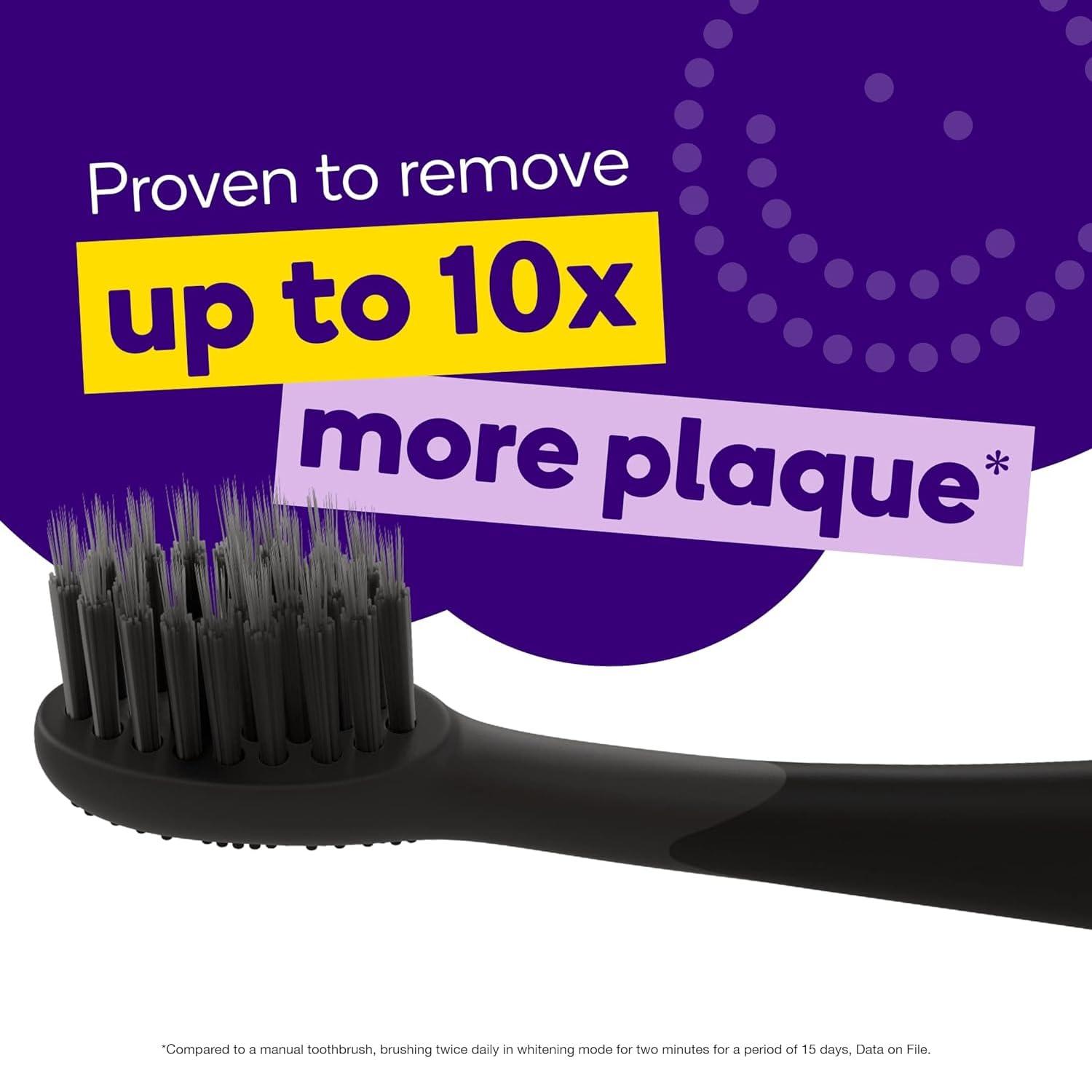 Burst BURST Pro Sonic Electric Toothbrush Genuine Replacement Heads (Cobalt Blue/3 Pack) | Soft Bristles for Deep Clean, Stain & Plaque Removal