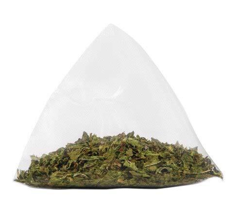 Two Leaves and a Bud Two Leaves and a Bud Organic Peppermint Tea Bags, Naturally Caffeine Free, Herbal Whole Leaf Peppermint Tea in Compostable Sachets, 100 Count (Pack of 1)