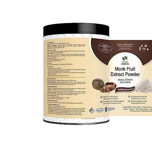 BIONUTRICIA EXTRACT BioNutricia Monk Fruit Extract Powder (50g) Natural Standardized Exrract [Beverage/Bakery Ingredient] Natural Sugar Substitude, Low Calorie