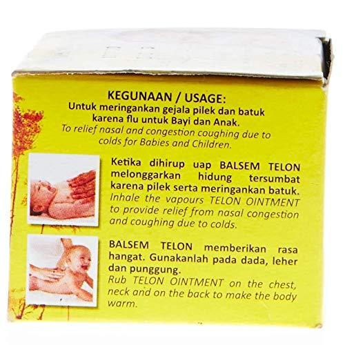 Tresno Joyo Tresno Joyo Balsem Telon Baby Balm Ointment, 20 Gram (Pack of 2)