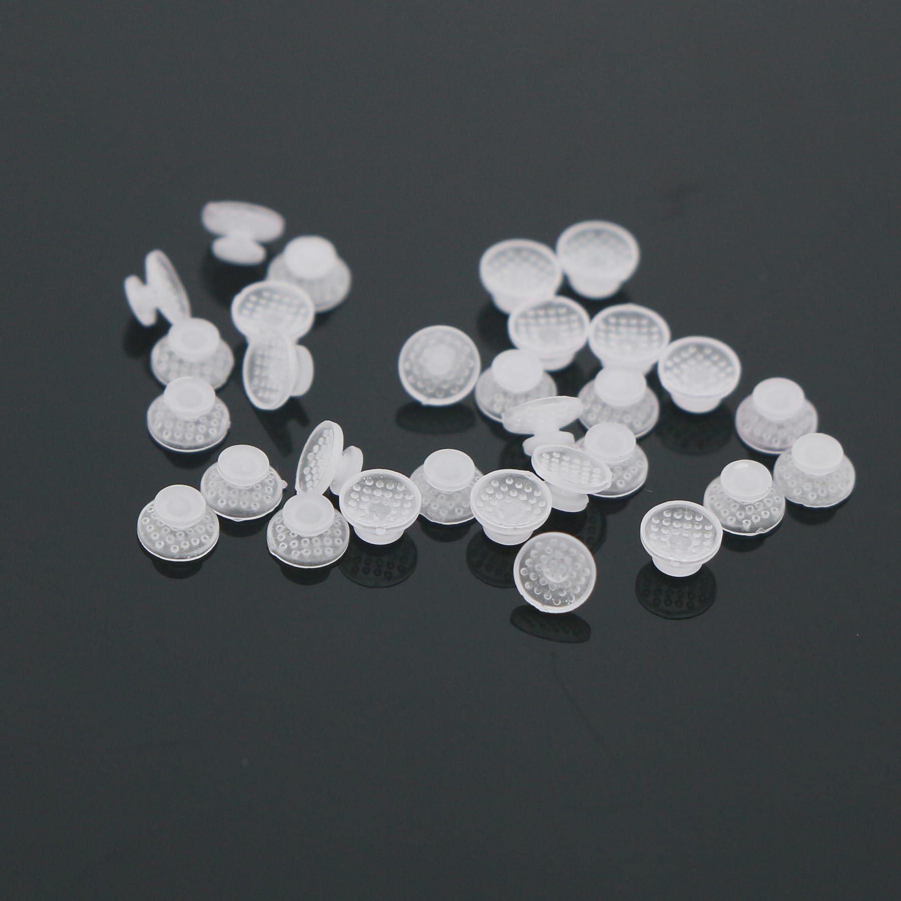 Generic 100 Pcs Ceramic Lingual Buttons Bondable Round Base