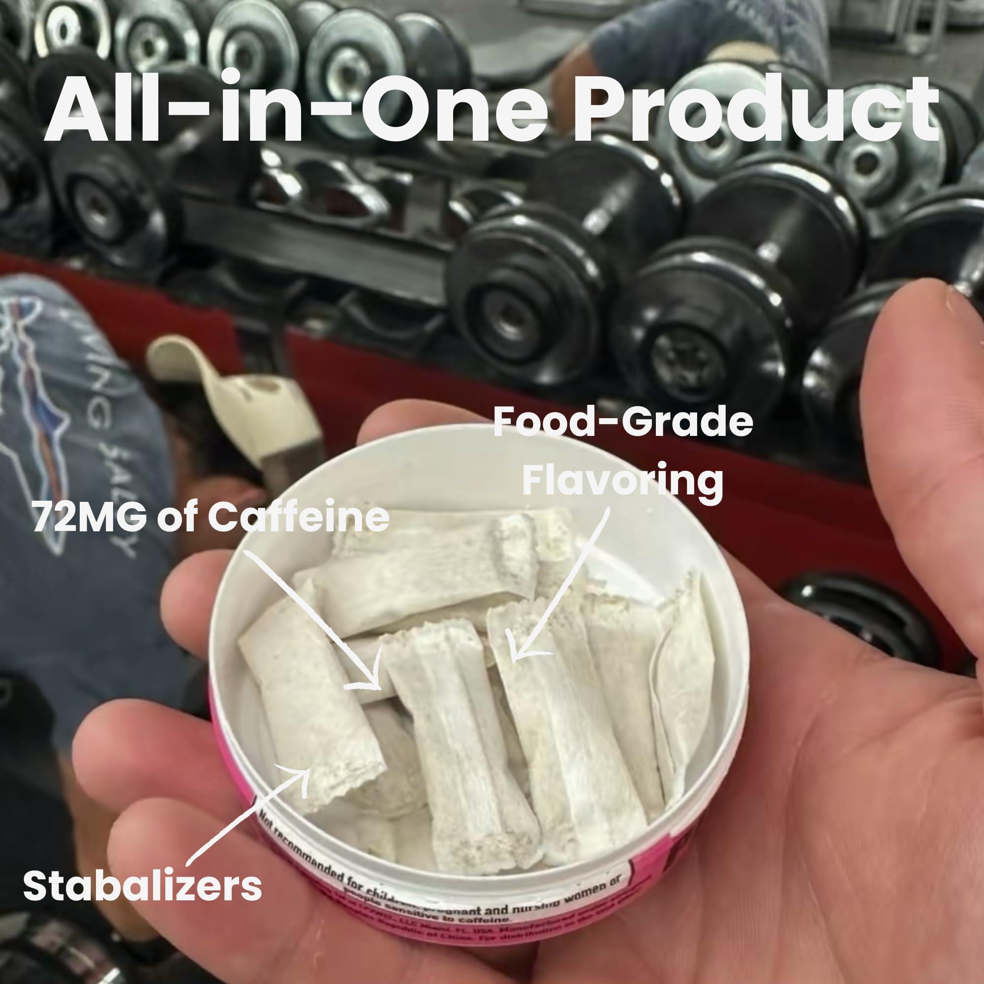 LyvWel LyvWel 56mg Caffeine Energy Pouches Mango Crush Clean Energy & Focus Boost with Guarana 5-Pack with 16 Pouches Per Can (80 Total Pouches)