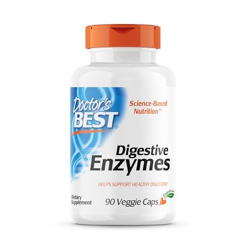 Doctor\'s BEST Doctor\'s BEST Digestive Enzymes Non-GMO 90 Veggie Caps & PepZin GI Zinc-L-Carnosine Complex 120 Veggie Caps