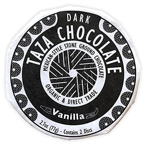 Taza Chocolate Taza Chocolate Organic Mexicano Disc 50% Dark Chocolate, Vanilla, 2.7 Ounce (6 Count), Vegan