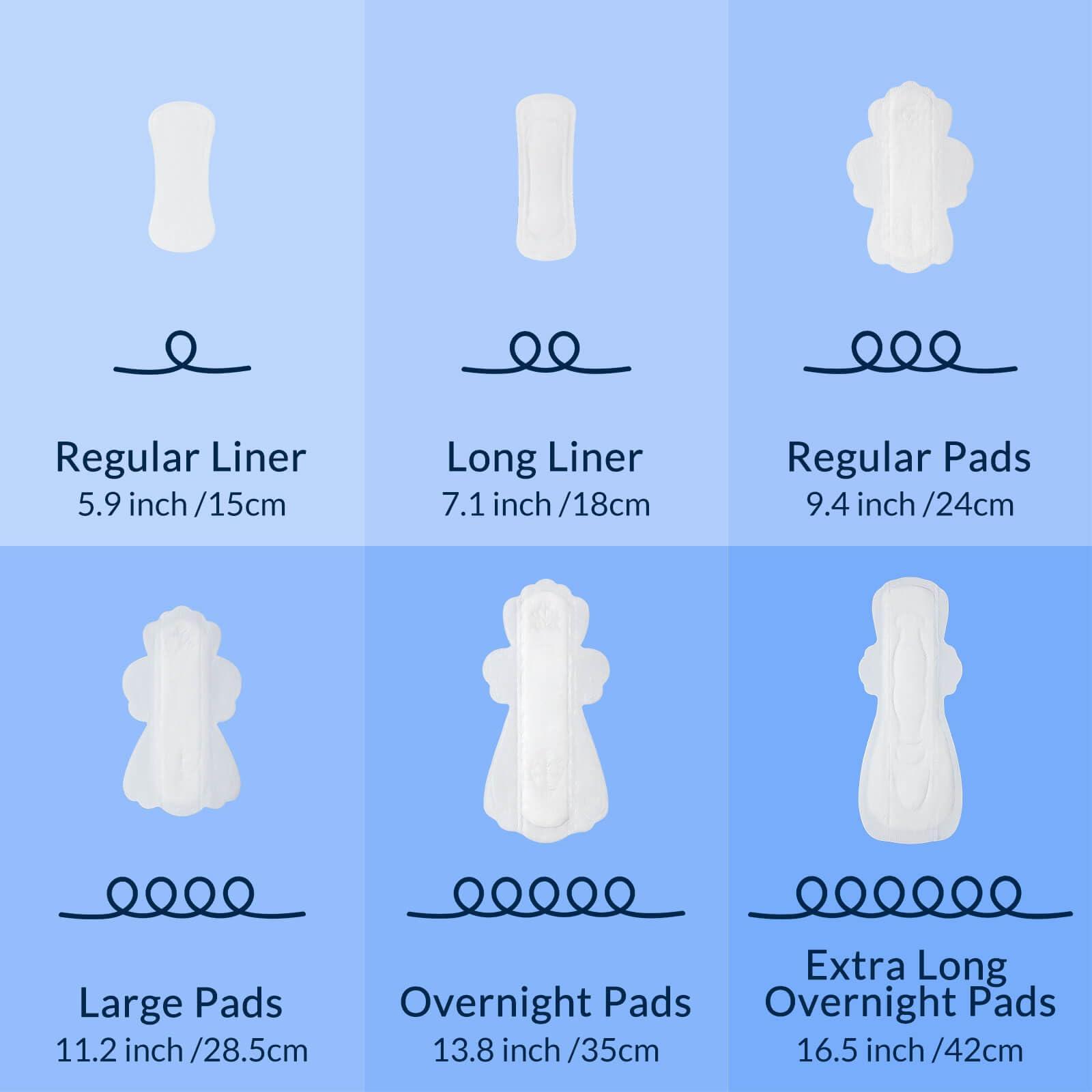 RPE Life 100% Organic Overnight Pads for Women, Ultra Thin Extra Heavy Flow Sanitary Pads with Wings Cotton Menstrual Pads Extra Coverage Period Pads Super Absorbency Feminine Pads (Overnight, Size 5, 72 Ct)