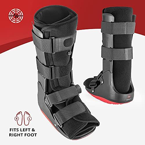 ManaMed ManaMed ManaEZ Air Boot Tall CAM Boot | Orthopedic Walking Boot for Sprained Ankle with Air Pump | Foot Brace for Injured Foot, Ankle Sprain, Broken Toe & Post Surgery | Fracture & Cast Boots (Small)