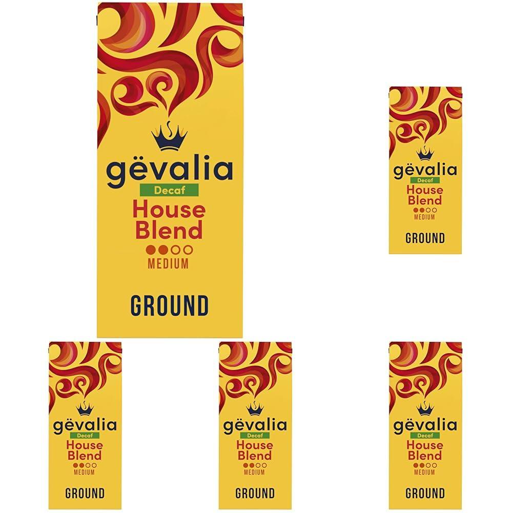 Gevalia Gevalia Decaf House Blend Medium Roast Ground Coffee (12 oz Bag) (Pack of 5)