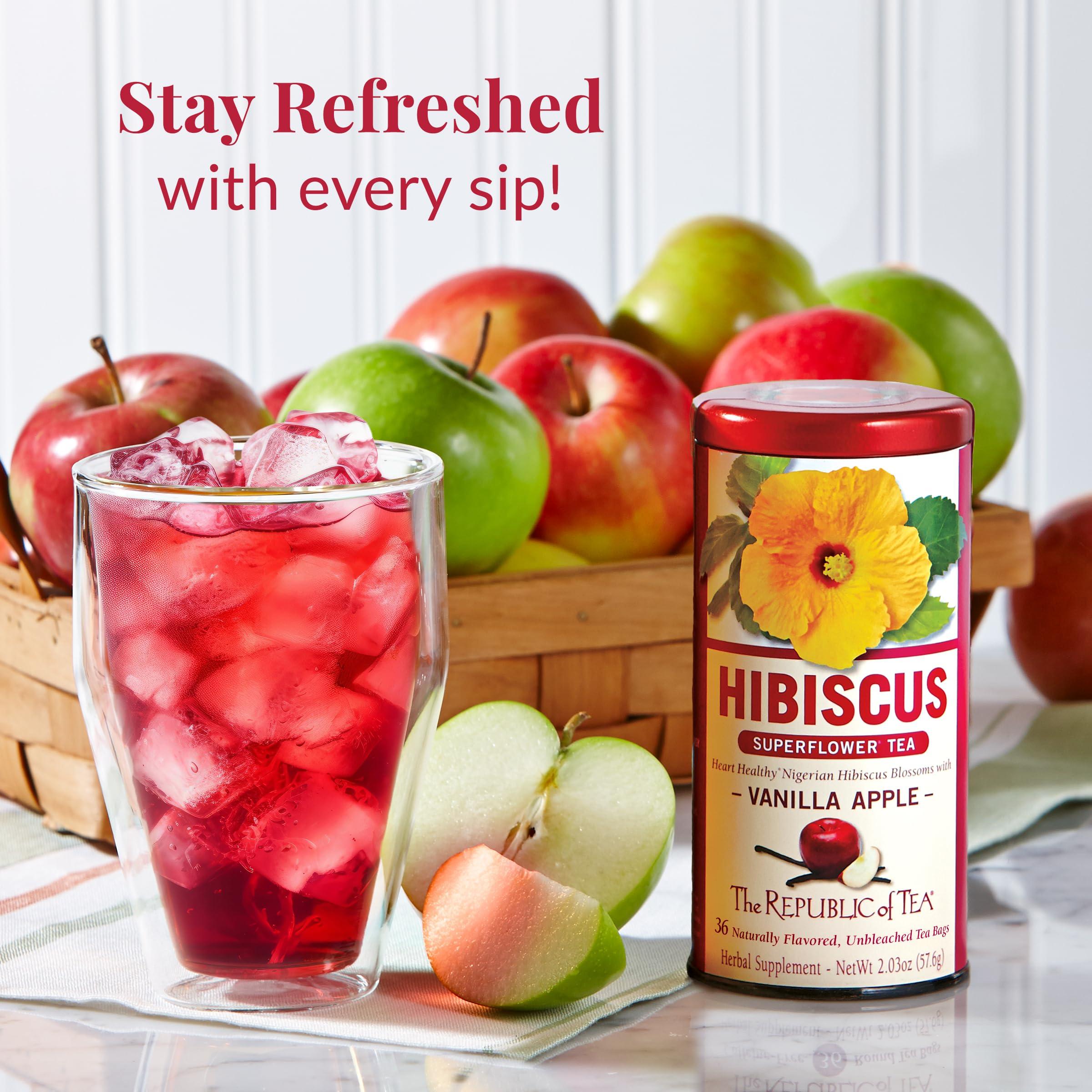 The Republic of Tea The Republic of Tea, Vanilla Apple Hibiscus, 36-Count