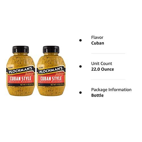 Plochman's Plochman's Cuban Style Mustard 11 Ounces (2 Pack)