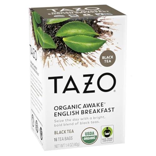 TAZO TAZO Organic Awake English Breakfast Black Tea, 16 Total Tea Bags