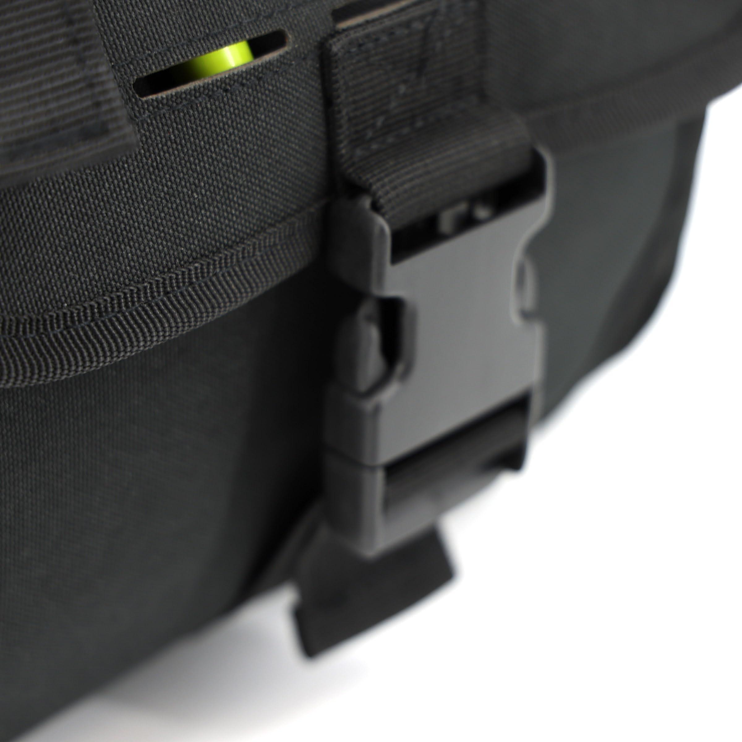 Lightning X Products Lightning X Fully Stocked Tactical Shoulder Sling Pack | MB15-SKA | First Aid Responder Medic Kit - BLACK