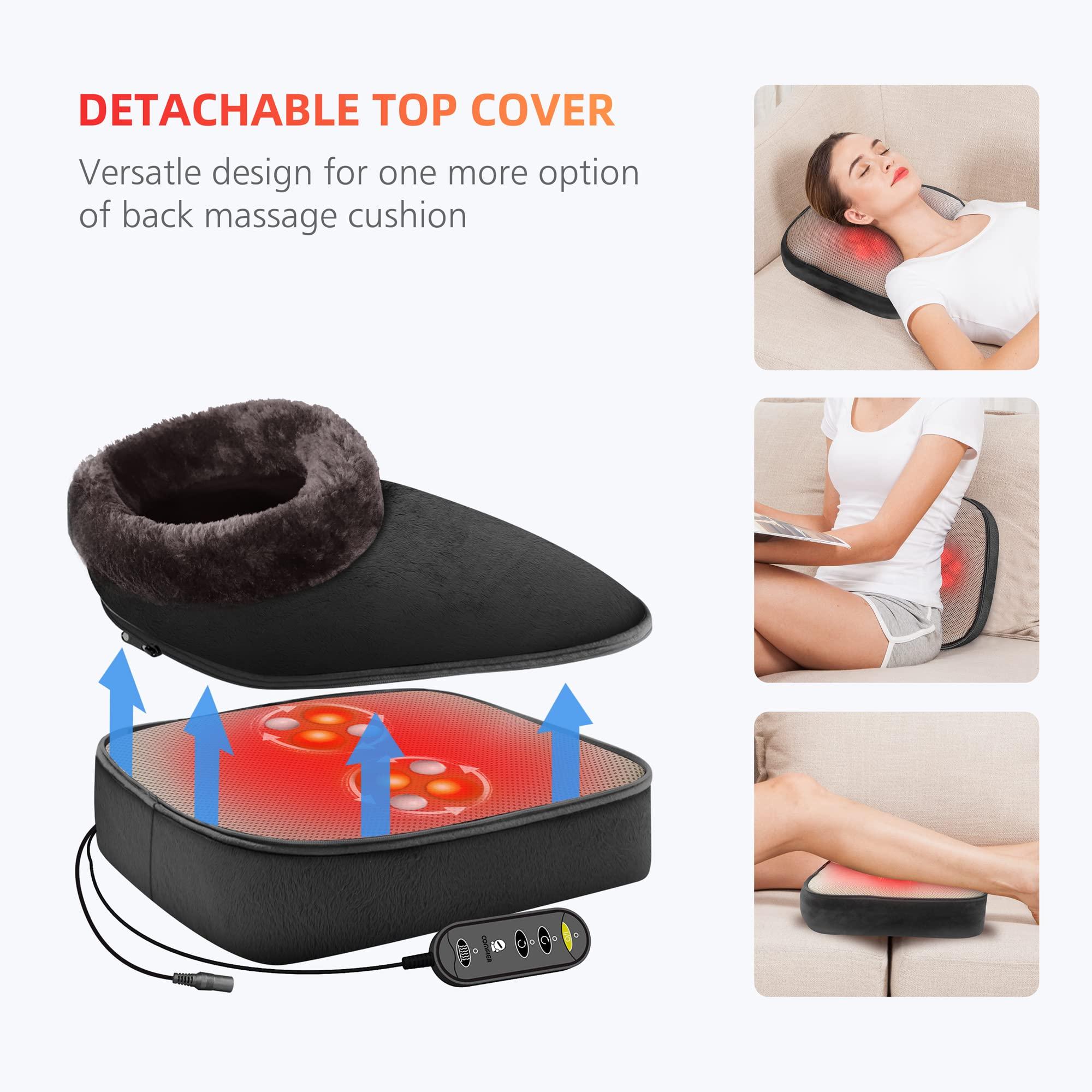 COMFIER COMFIER Wireless Hand Massager with Heat -3 Levels Compression & Heating, oot Warmer Massager,Gifts for Women,Men,Shiatsu Foot Massager with Heat, Electric Heating Pad