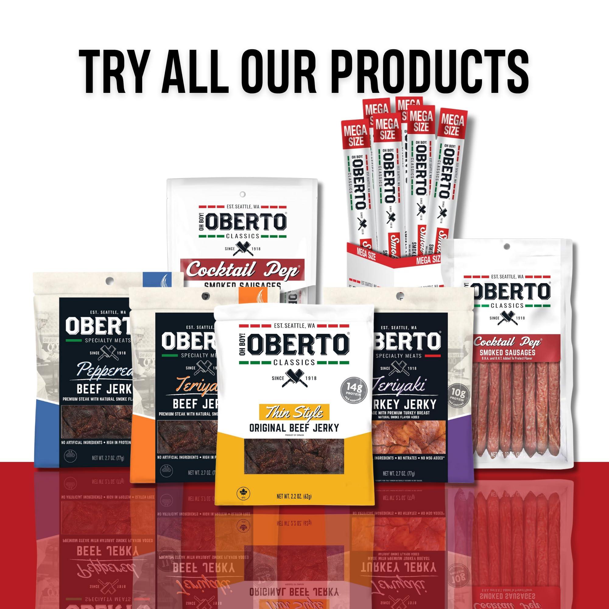 Oberto Oberto Specialty Meats Original Beef Jerky, 2.7 Ounce (Pack of 8)