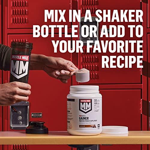 Muscle Milk Muscle Milk Gainer Protein Powder, Chocolate, 32g Protein, 5 Pound