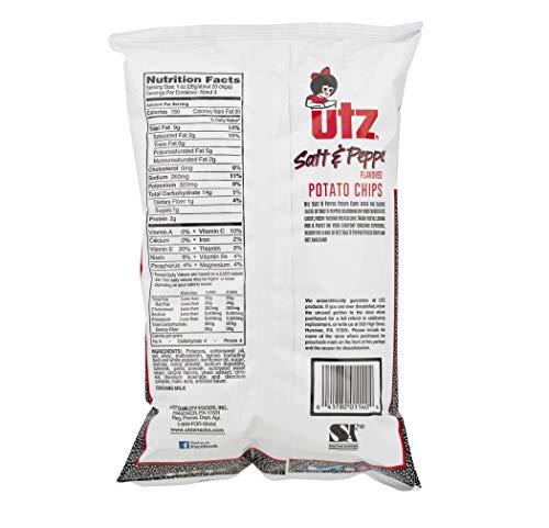 UTZ Chips UTZ Salt & Pepper Flavored Potato Chips 2.875 oz Bags - Pack of 7