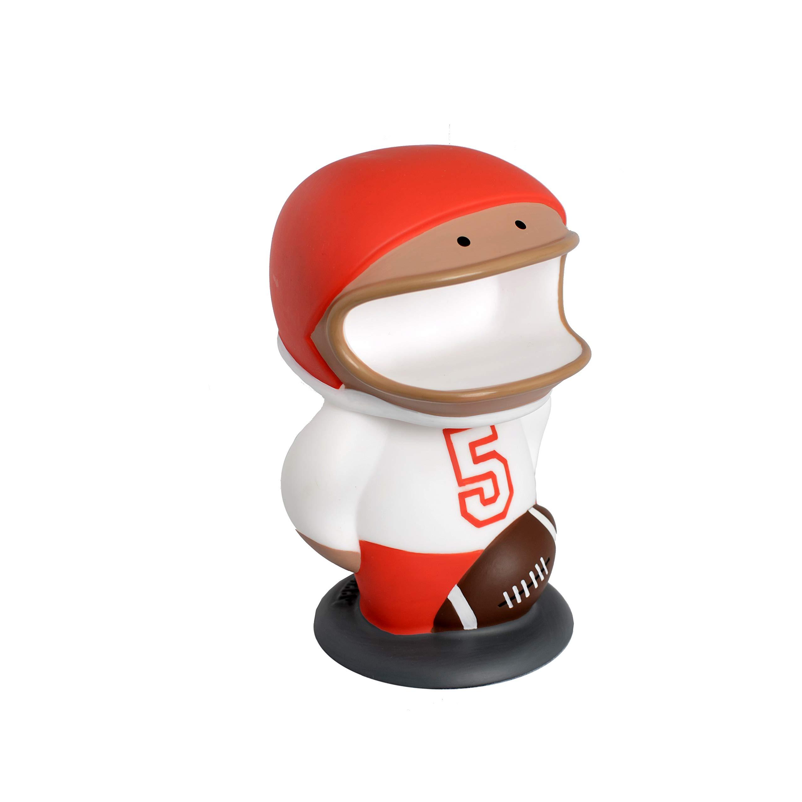 Lullubee Lullubee Retainer Buddy Football Player - Sanitary Storage for Retainers Clear Aligners and Mouth Guards