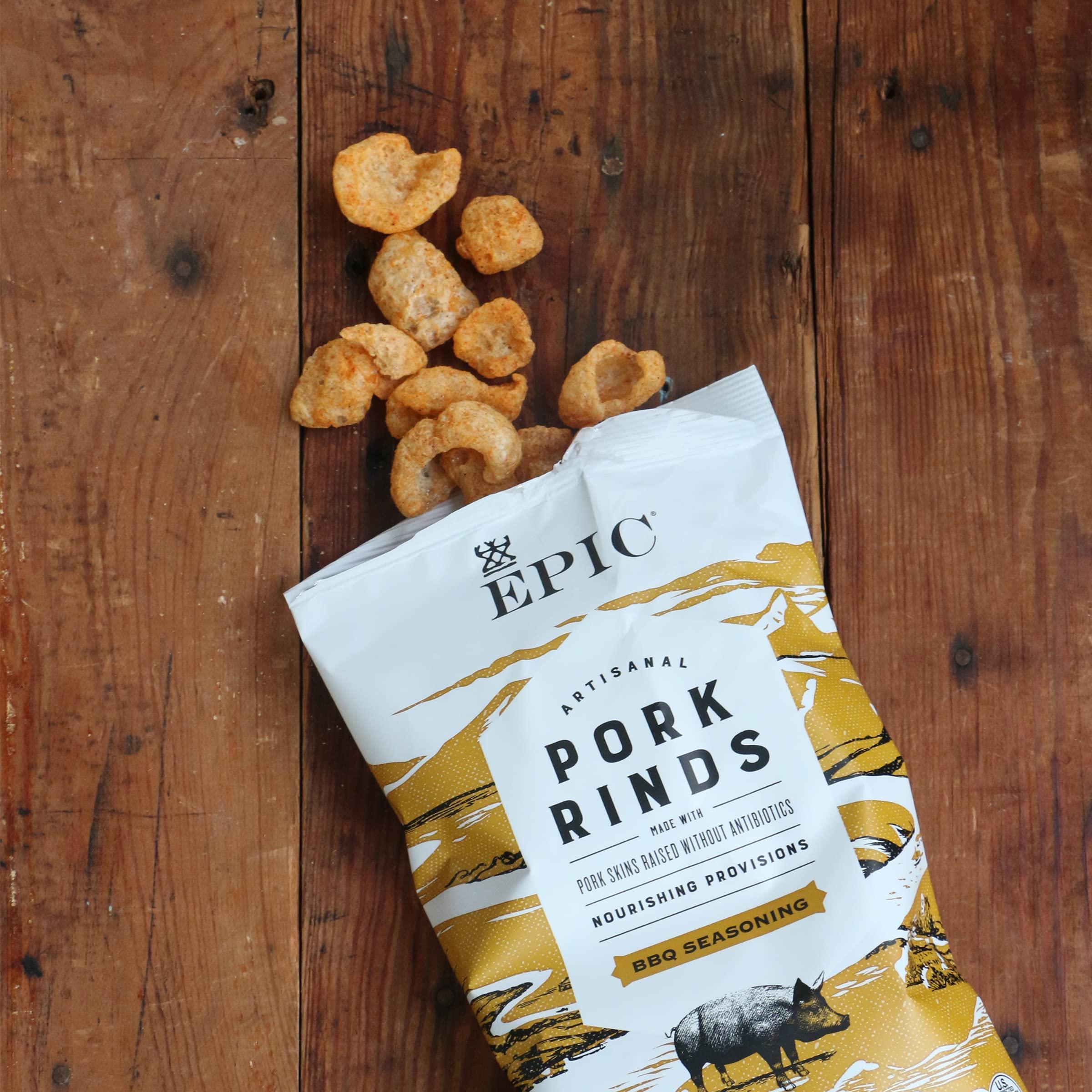 Epic Provisions EPIC BBQ Pork Rinds Gluten Free, 2.5oz