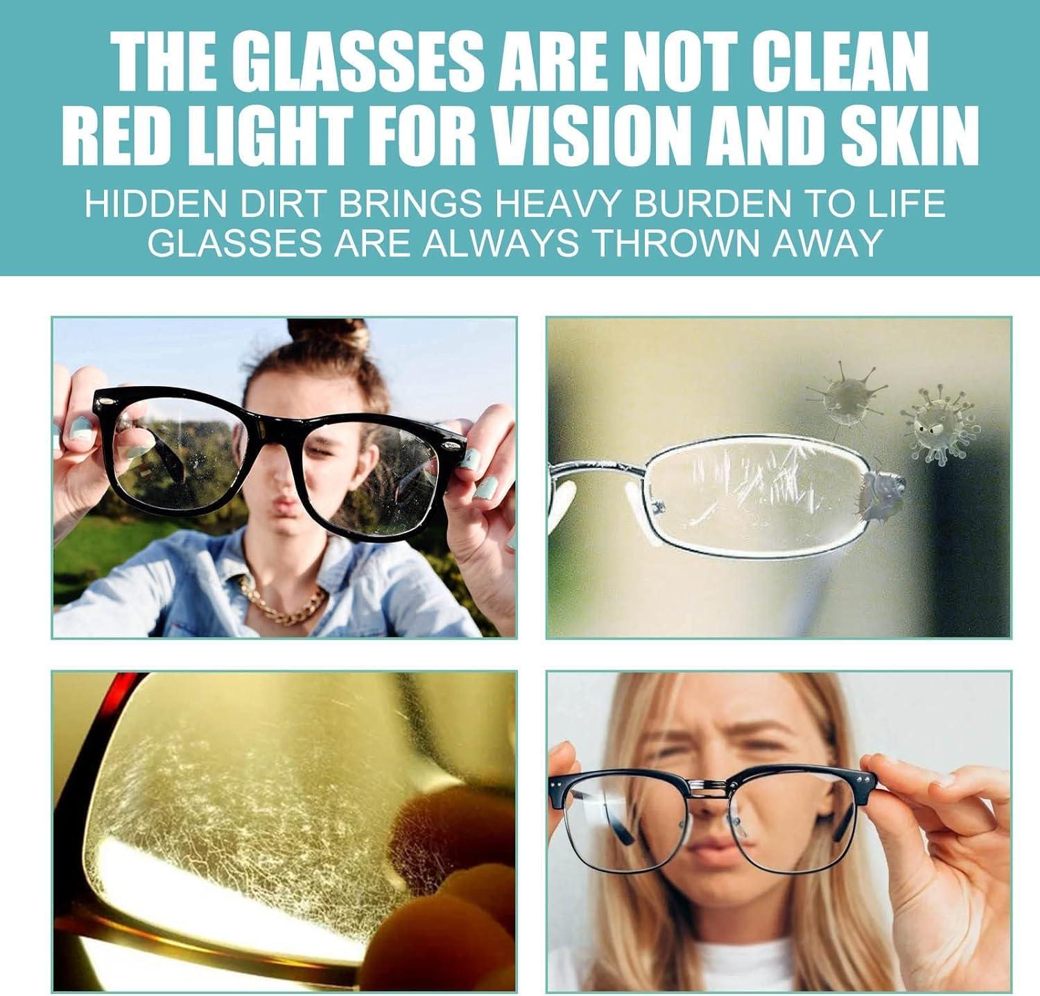 Generic Lens Scratch Remover Spray, Eyeglass Lens Scratch Remover, Glasses Scratch Remover for Eyeglasses Lens, Eyeglass Glass Scratch Repair, Glasses Cleaner Spray for Sunglasses Screen Cleaner Tool (2PC)